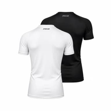 Pack de t-shirts de compression FocusGym noir et blanc