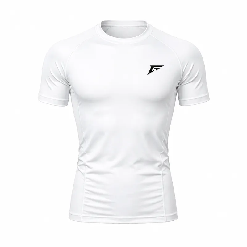 T-shirt de compression FocusGym blanc